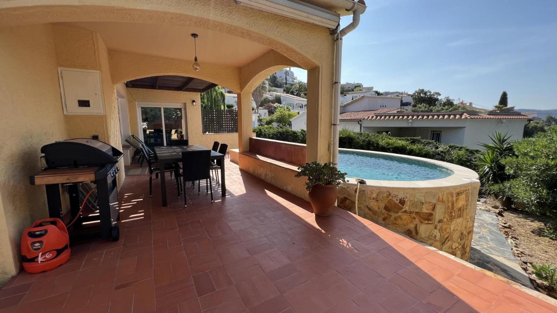 Vila Preciosa Casa En Mas Fumats Con Piscina Y Bonitas Vistas Av-49 Selva de Mar Exteriér fotografie